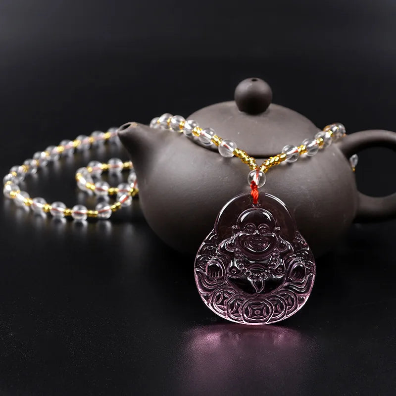 Laughing Buddha Pendant – Handcrafted Symbol of Prosperity, Peace & Protection