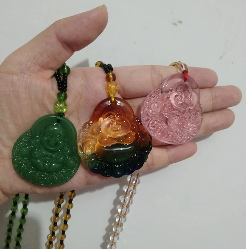 Laughing Buddha Pendant – Handcrafted Symbol of Prosperity, Peace & Protection